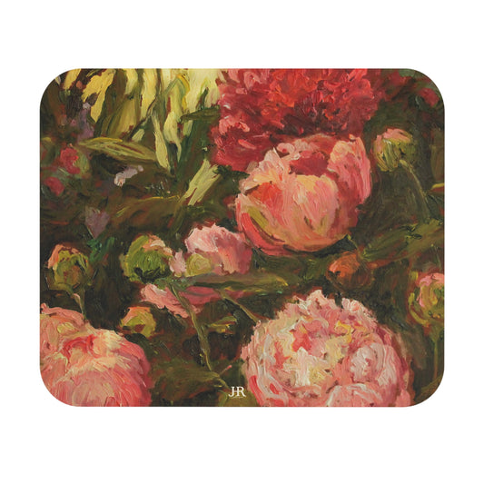 Pink Peony Mouse Pad