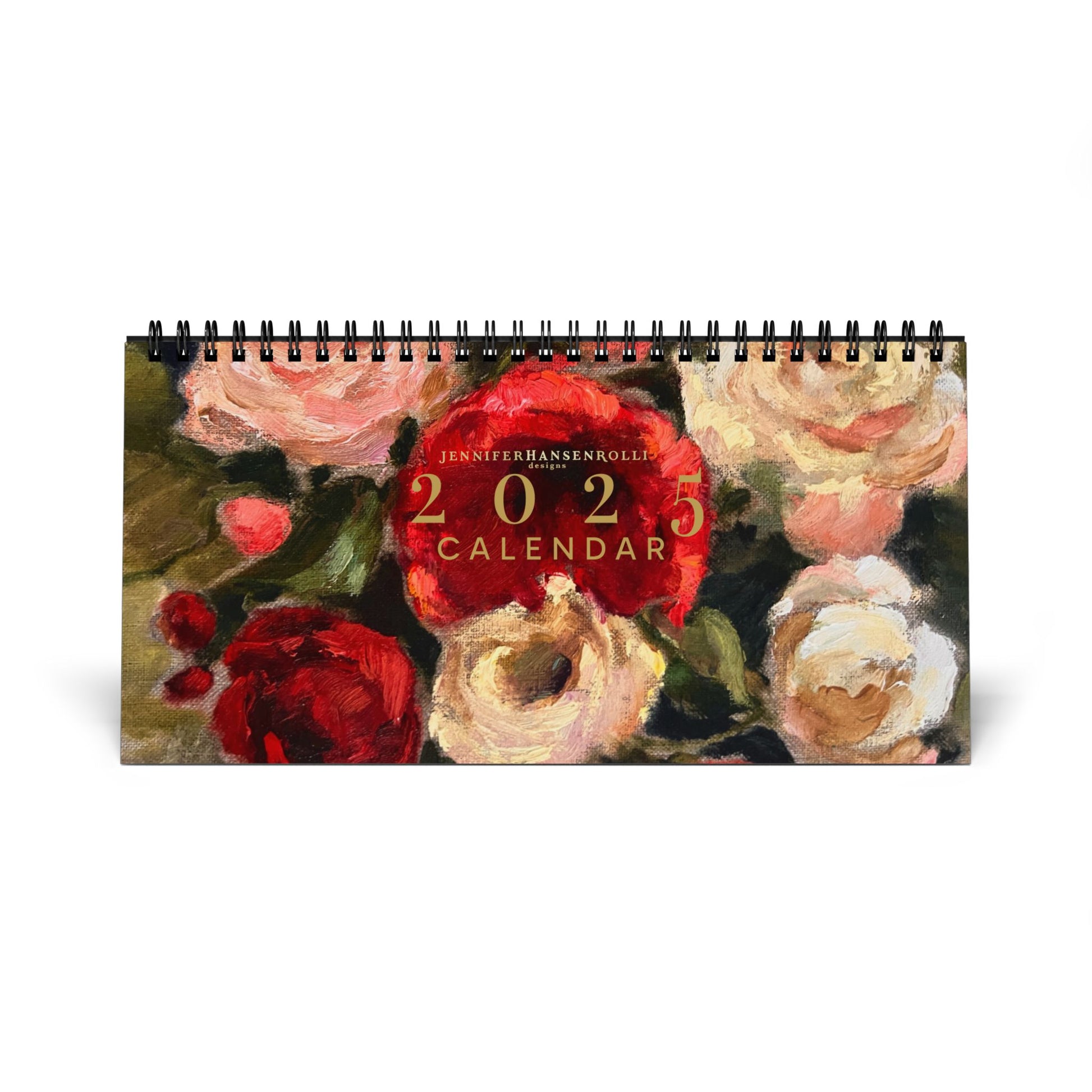 2025 JHR Floral Desktop Calendar