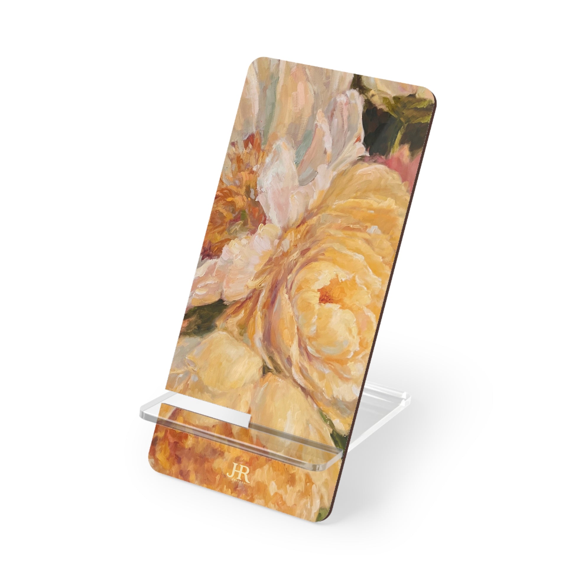 Yellow Peony Phone Stand