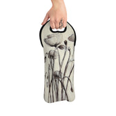 Chic Poppy Wine Tote