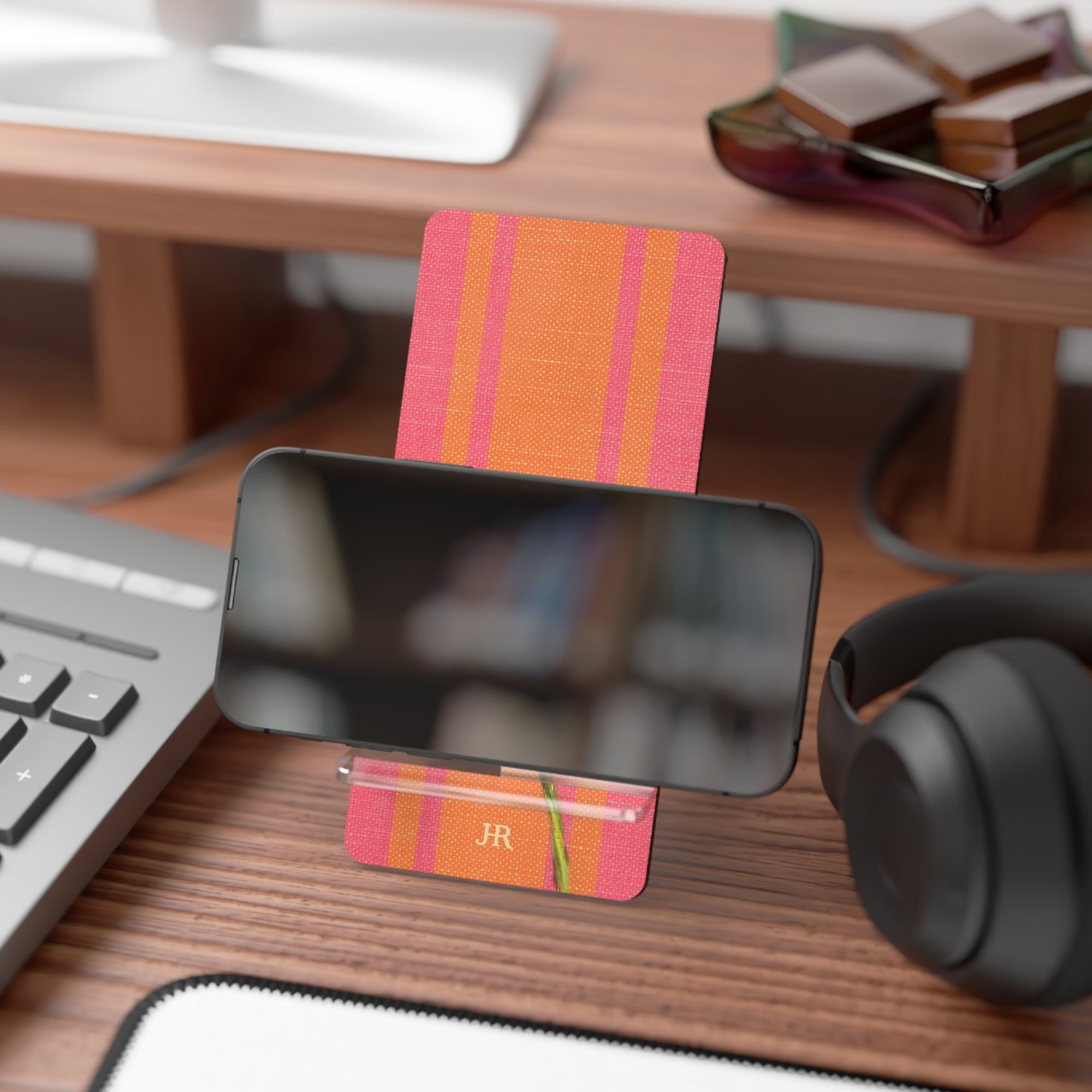 Sherbert Linen Phone Stand