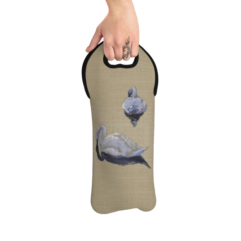 Blue Swan Wine Tote
