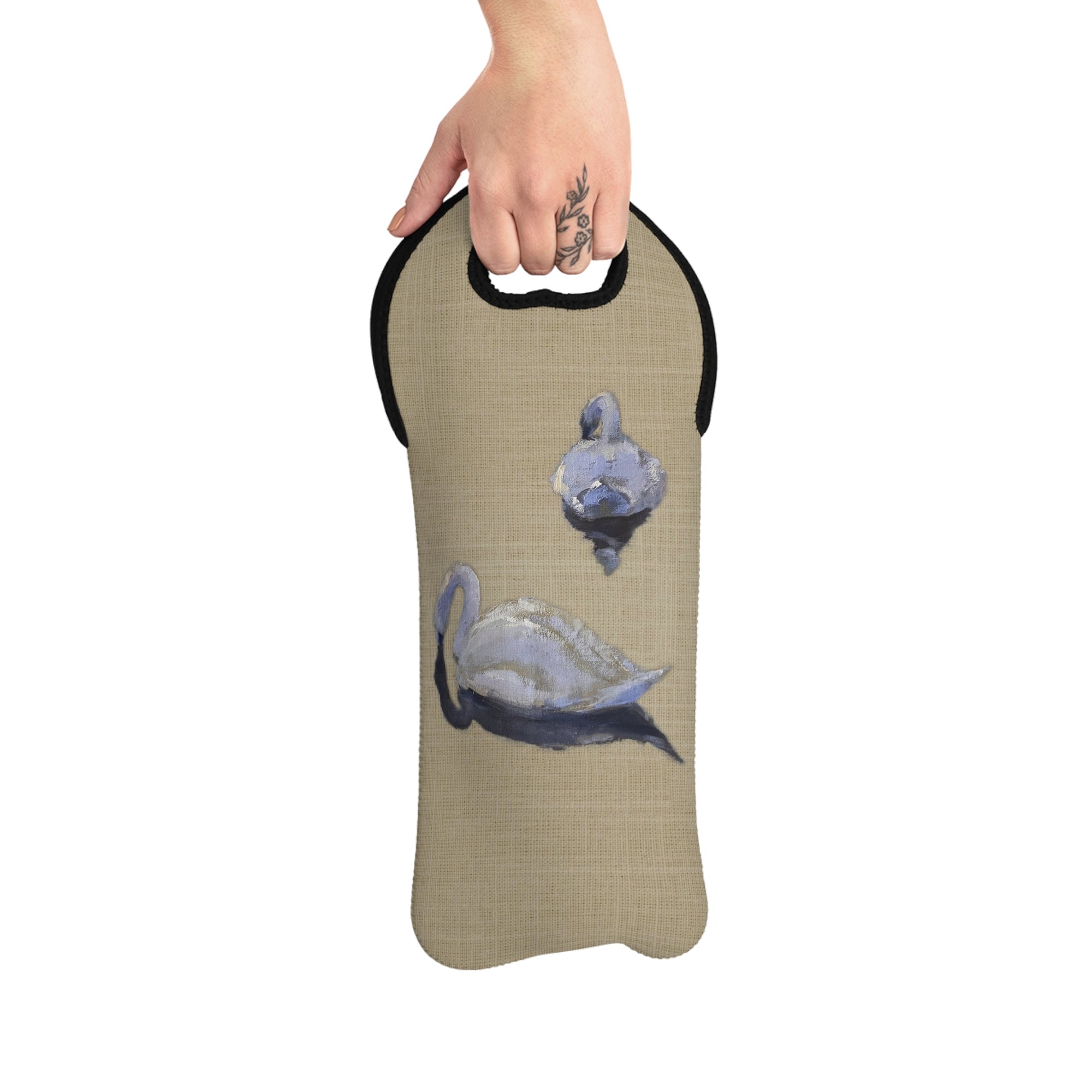 Blue Swan Wine Tote