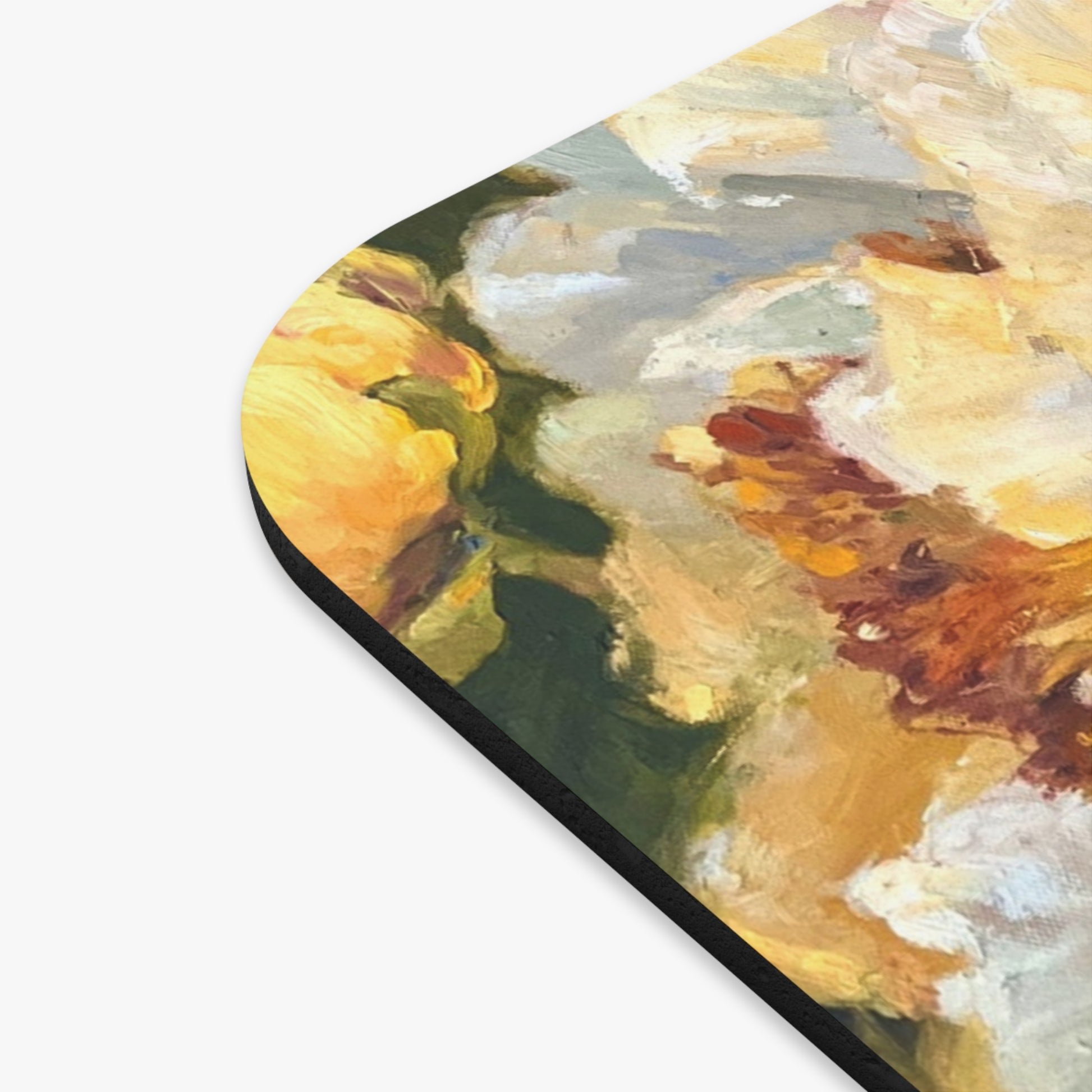 Yellow Peony Mouse Pad