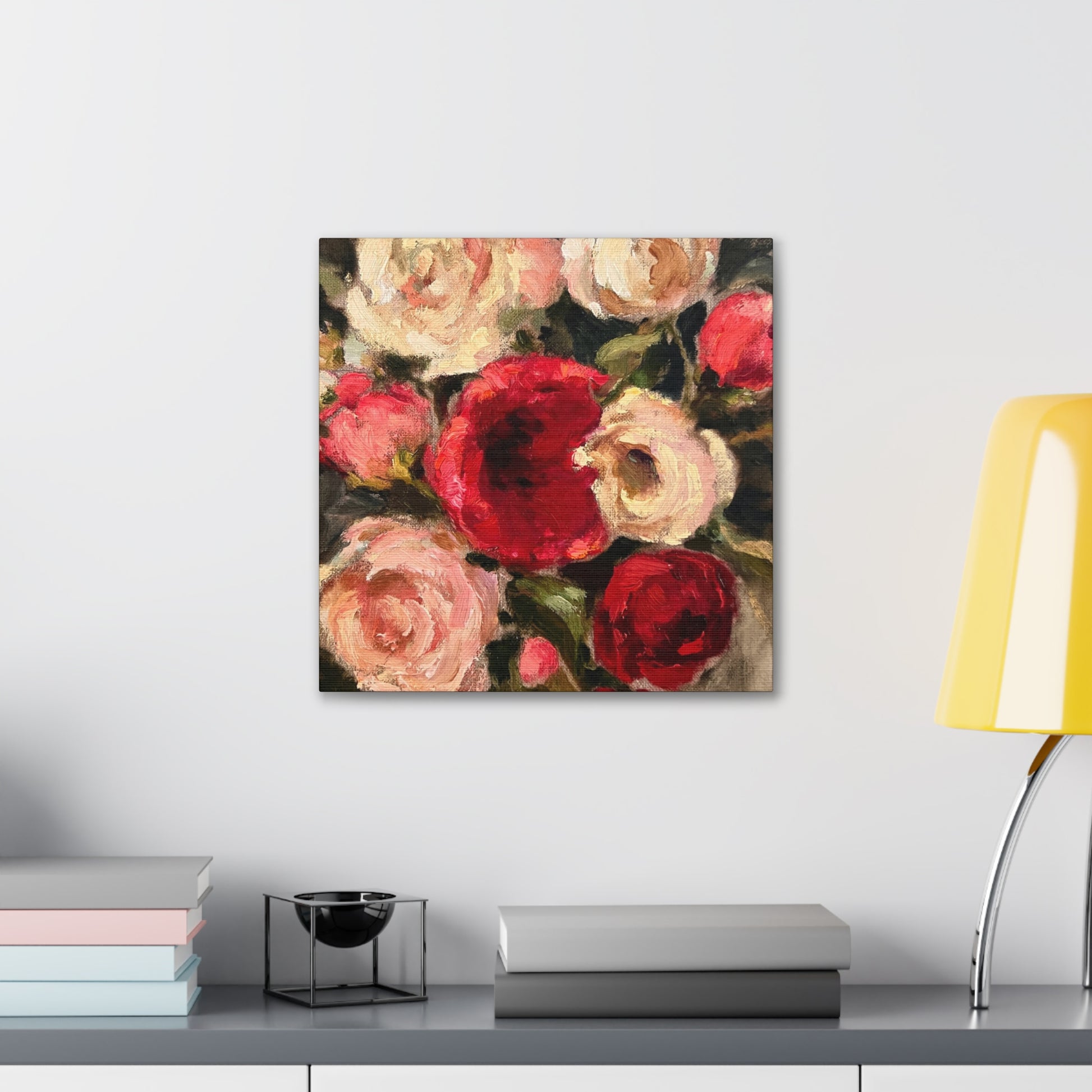 Floral Amour Gallery Wrapped Canvas Art Print