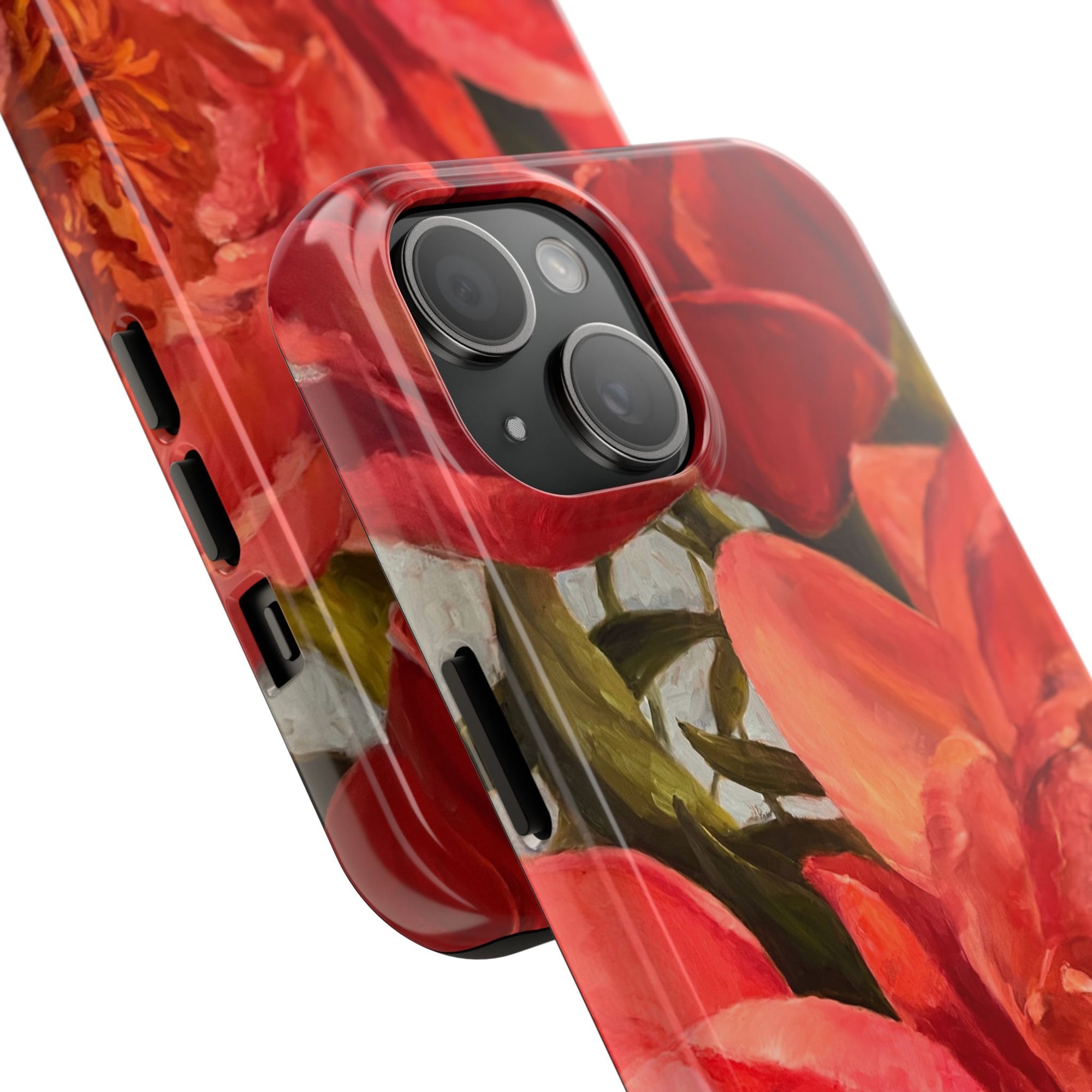Red Peony Phone Case