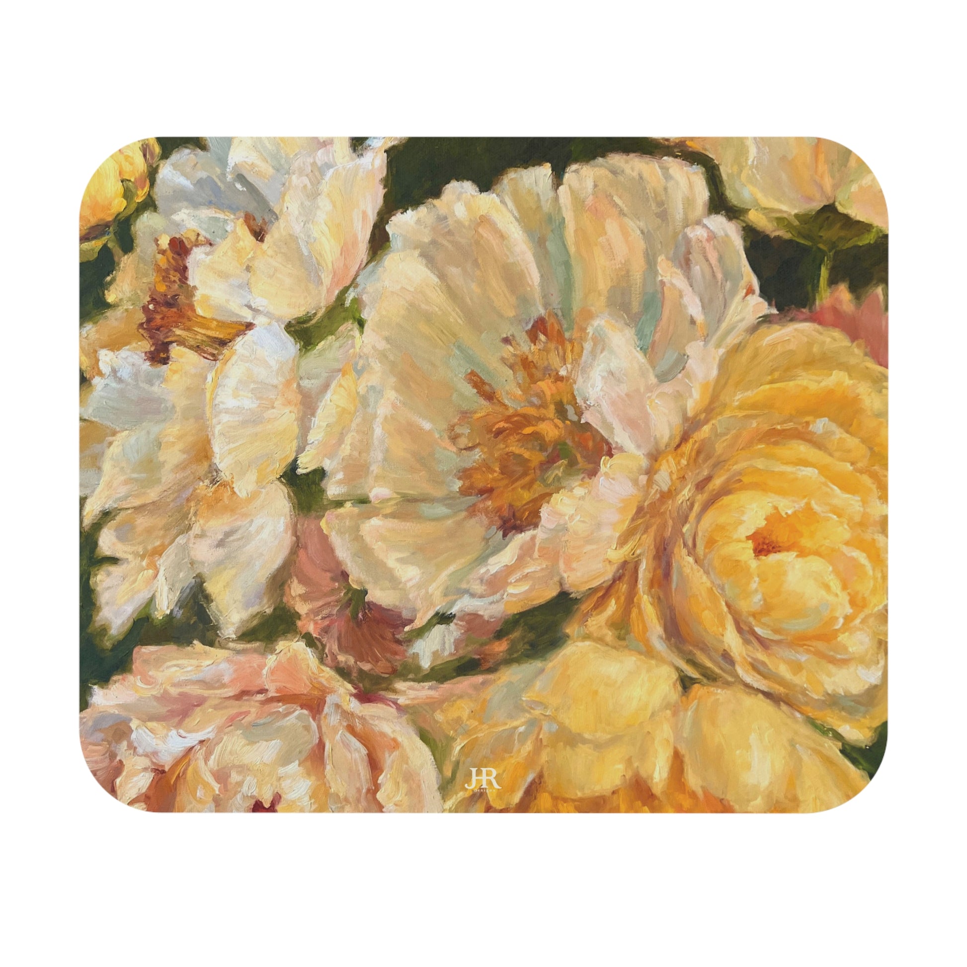 Yellow Peony Mouse Pad