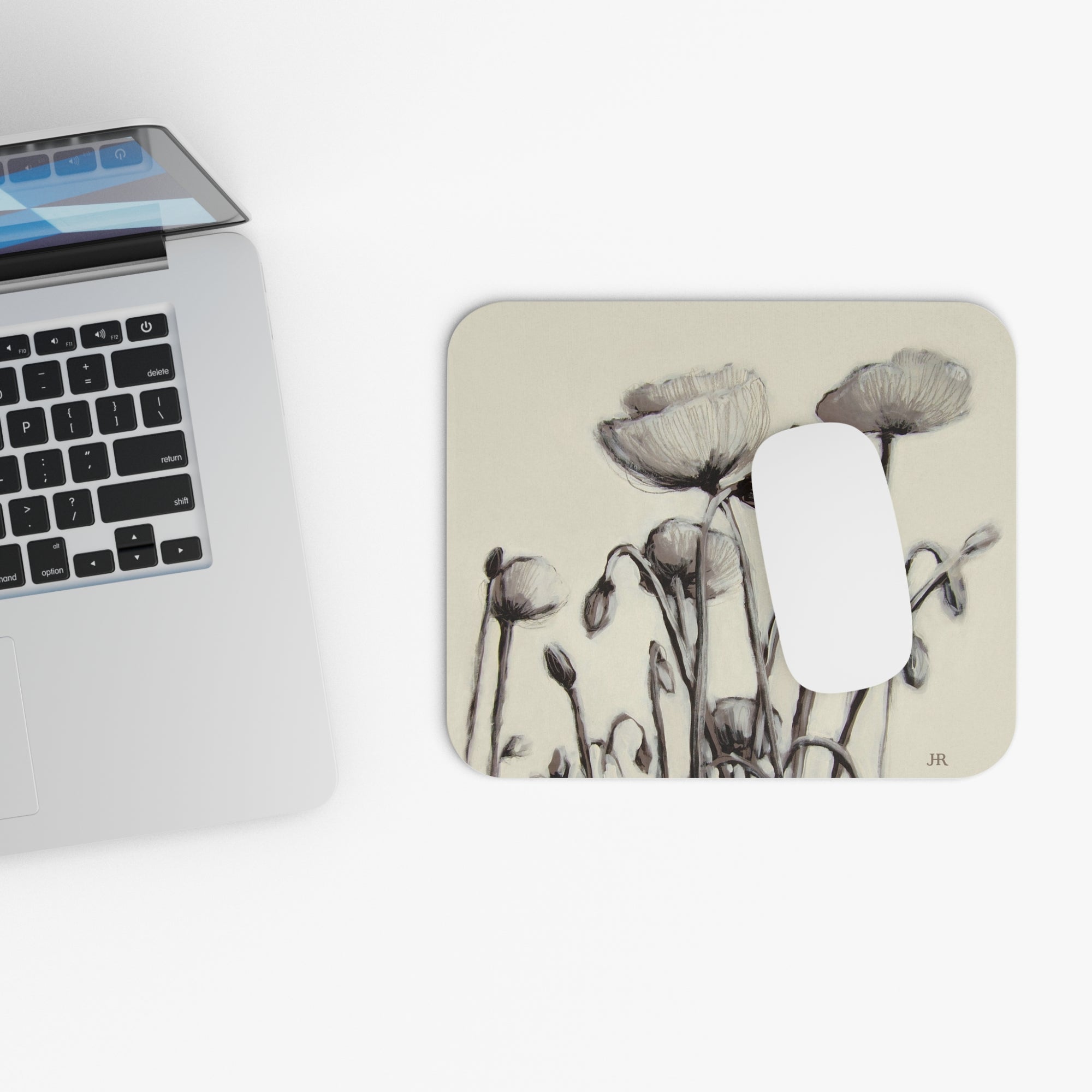 Poppy Field Mouse Pad