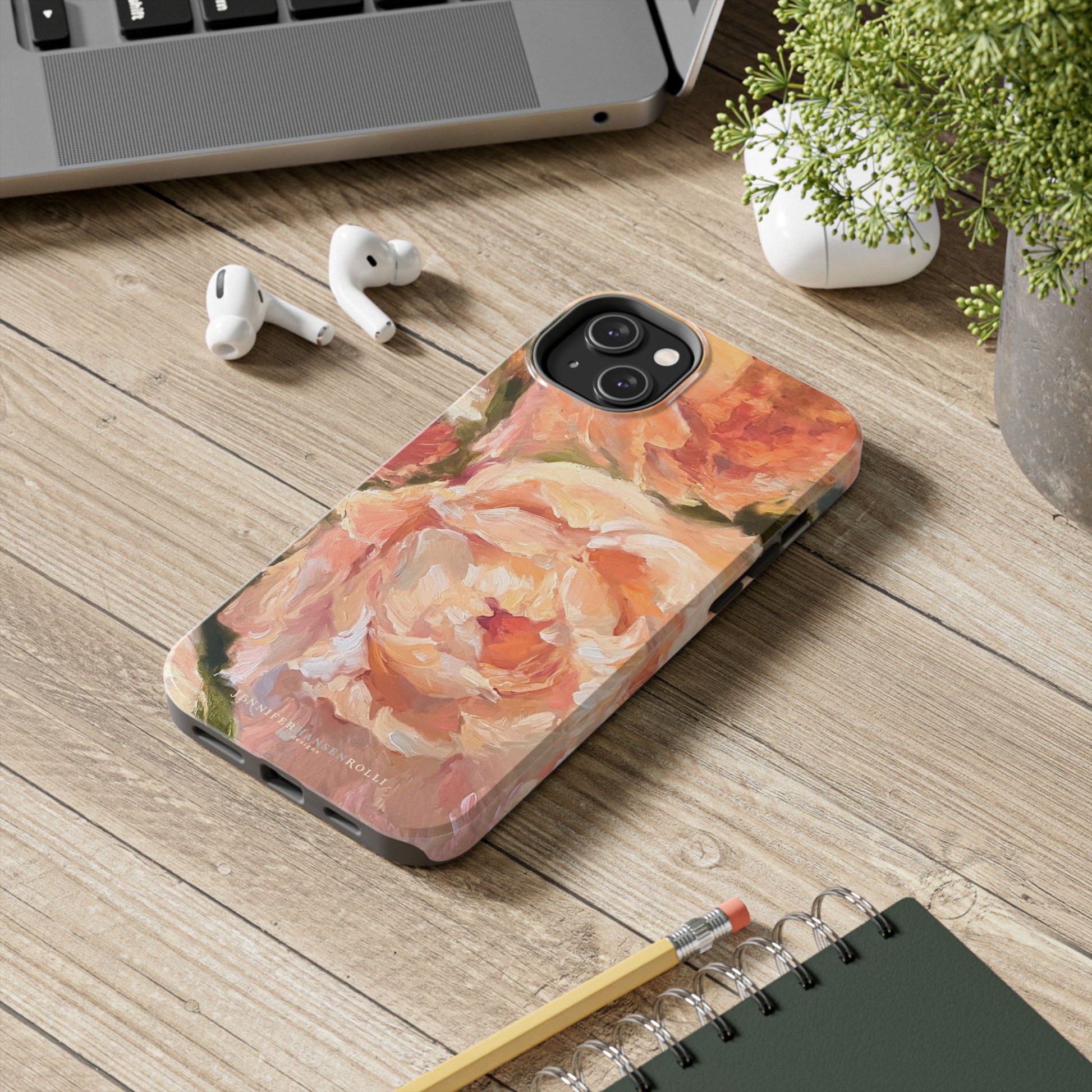 Pale Pink Peony Case