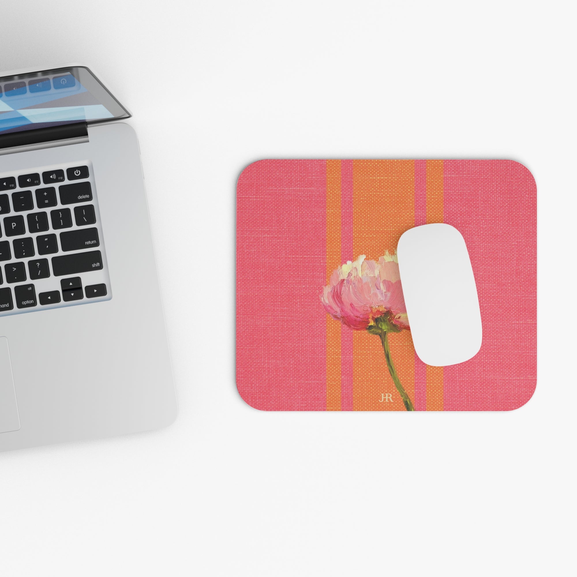 Sherbert Linen Mouse Pad