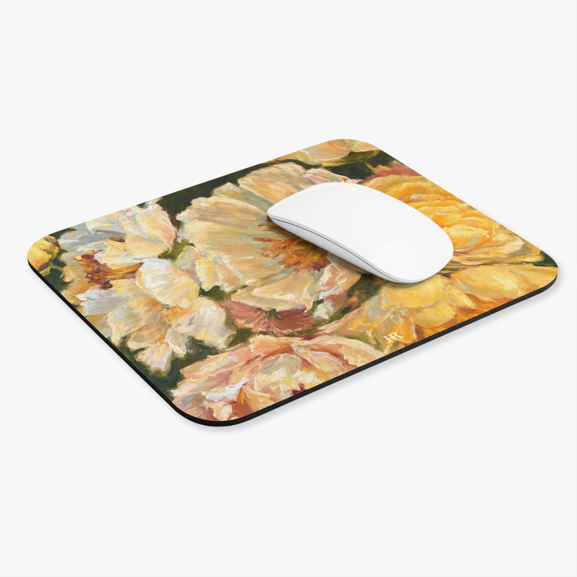 Yellow Peony Mouse Pad