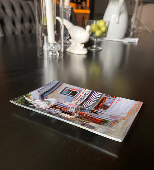 Candy Kitchen Glass Curio Tray