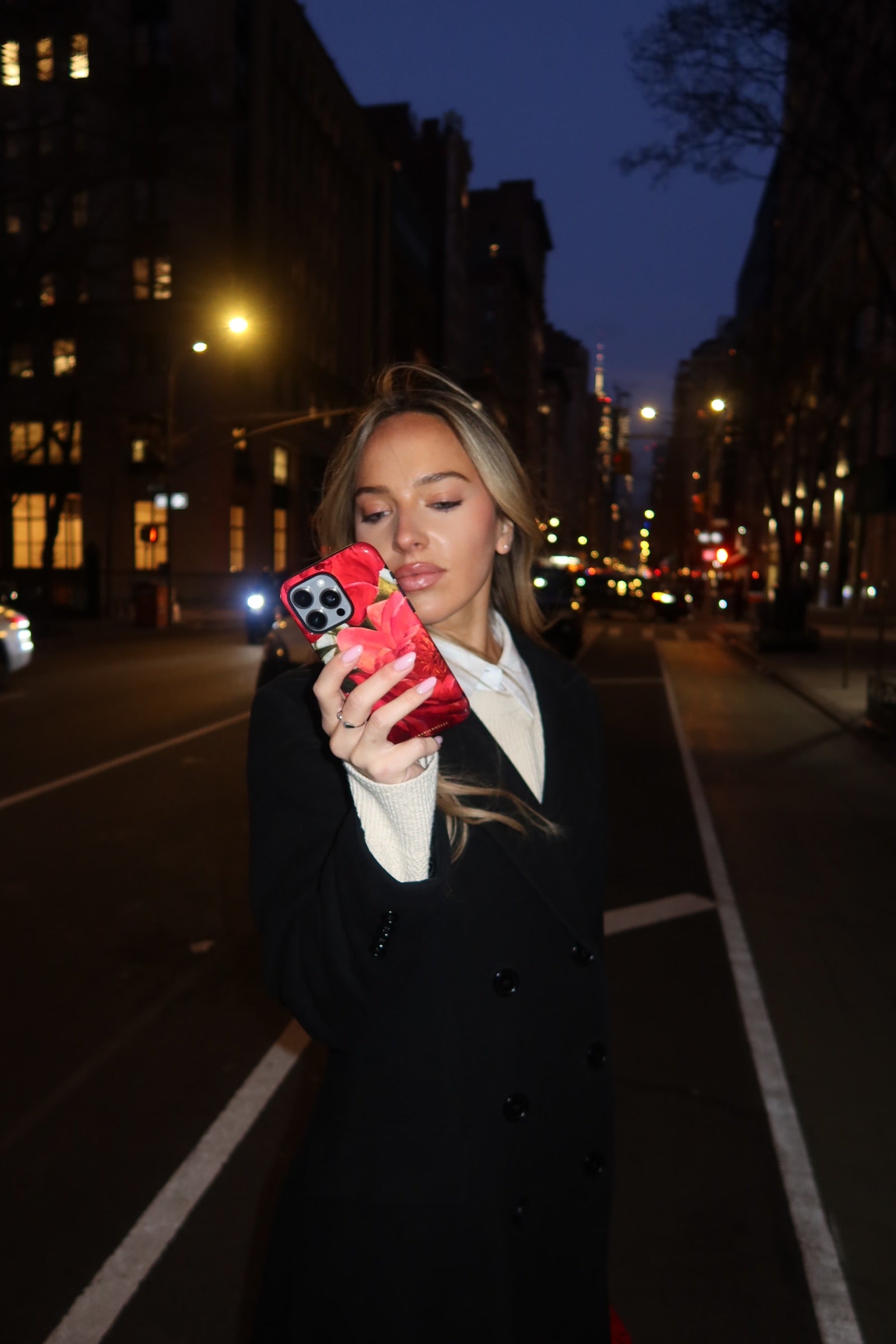 Red Peony Phone Case