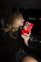 Red Peony Phone Case