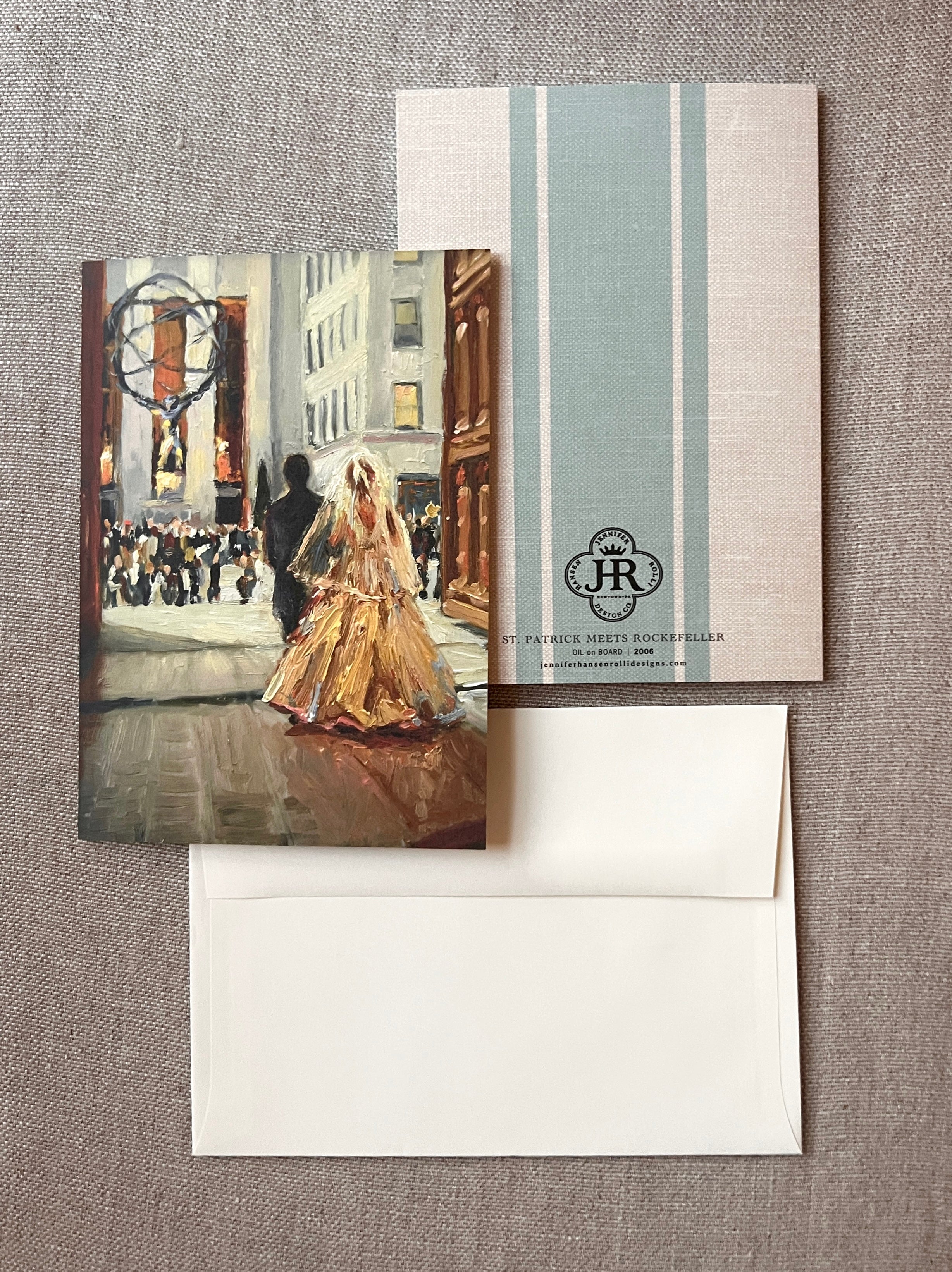 St. Patrick Meets Rockefeller Boxed Note Cards