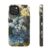 Iphone 14 blue hydrangea phone case.