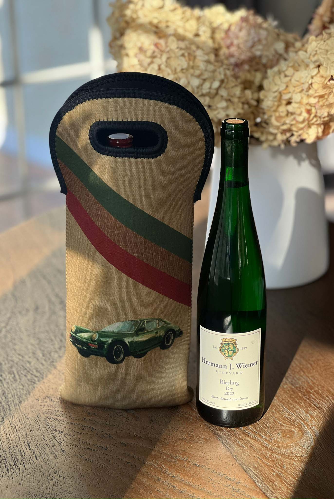 Racerluxe Verde Wine Tote Bag