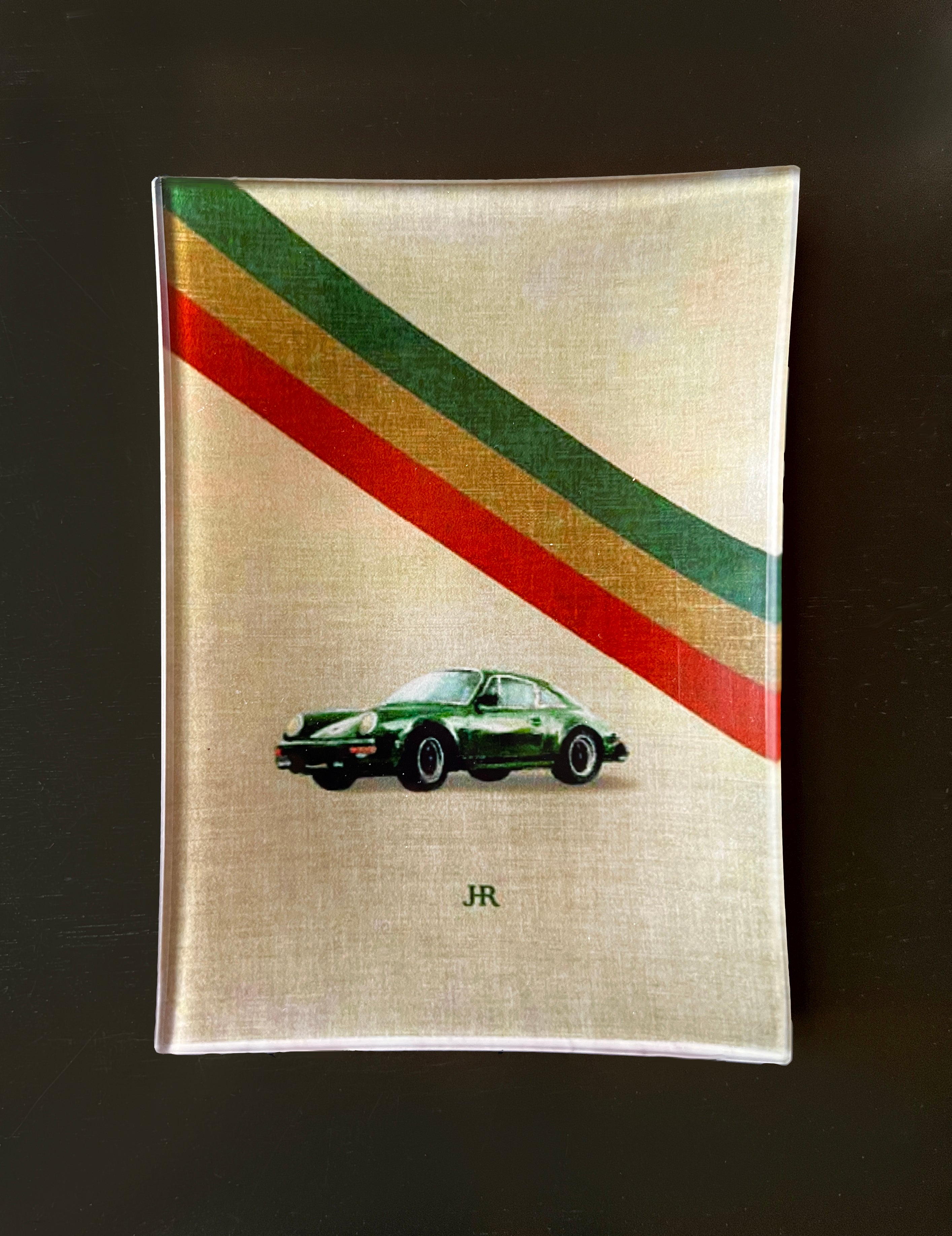 Racer Lux Glass Curio Tray