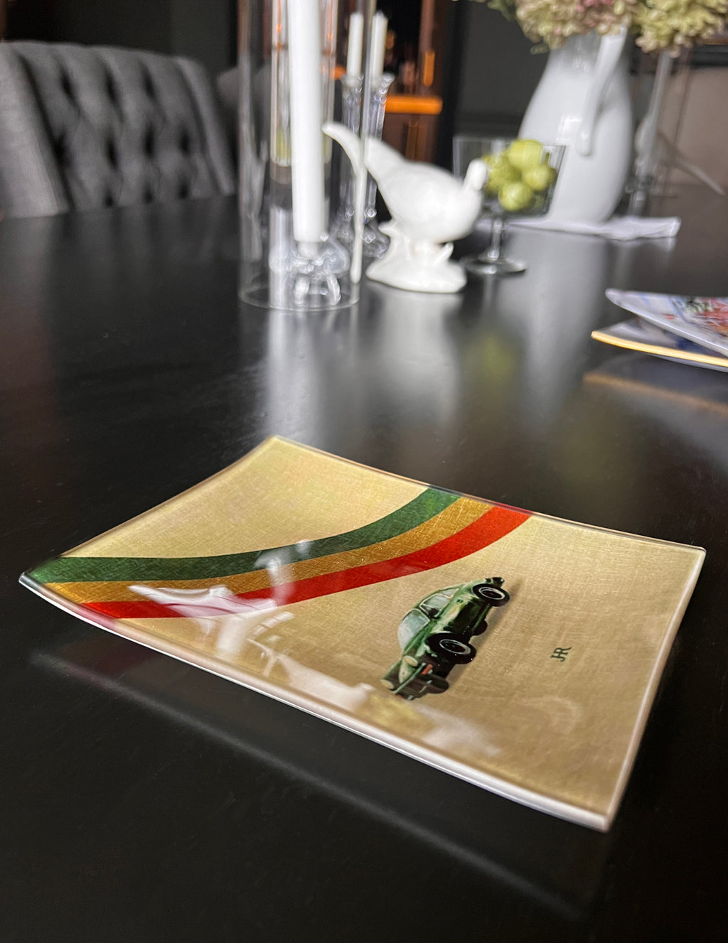 Racer Lux Glass Curio Tray