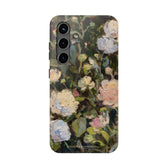 Samsung galaxy S24 case featuring a budding peony painting by artist Jennifer Hansen Rolli.
