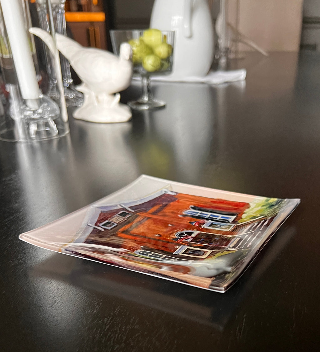 Newtown Theater Glass Curio Tray