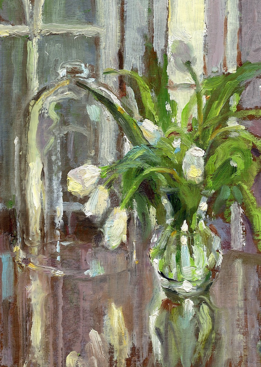 Tulips and Cloche Boxed Note Cards