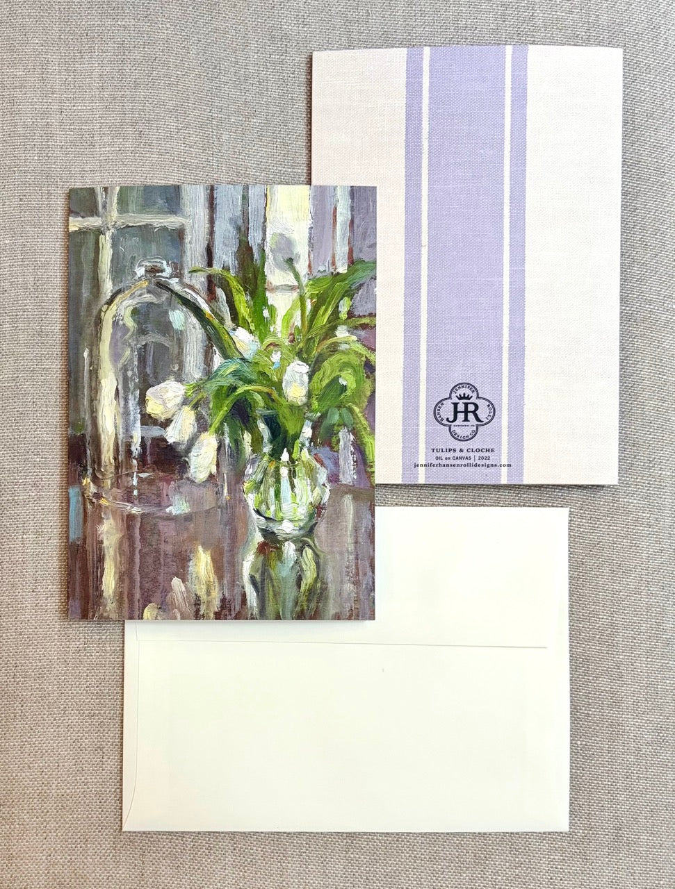 Tulips and Cloche Boxed Note Cards