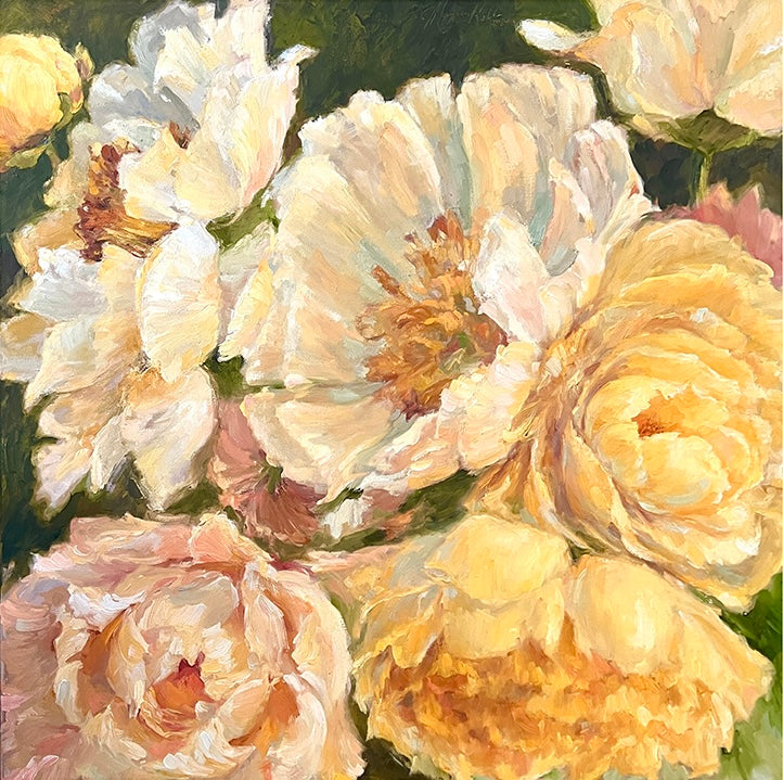 Yellow Peony Phone Case