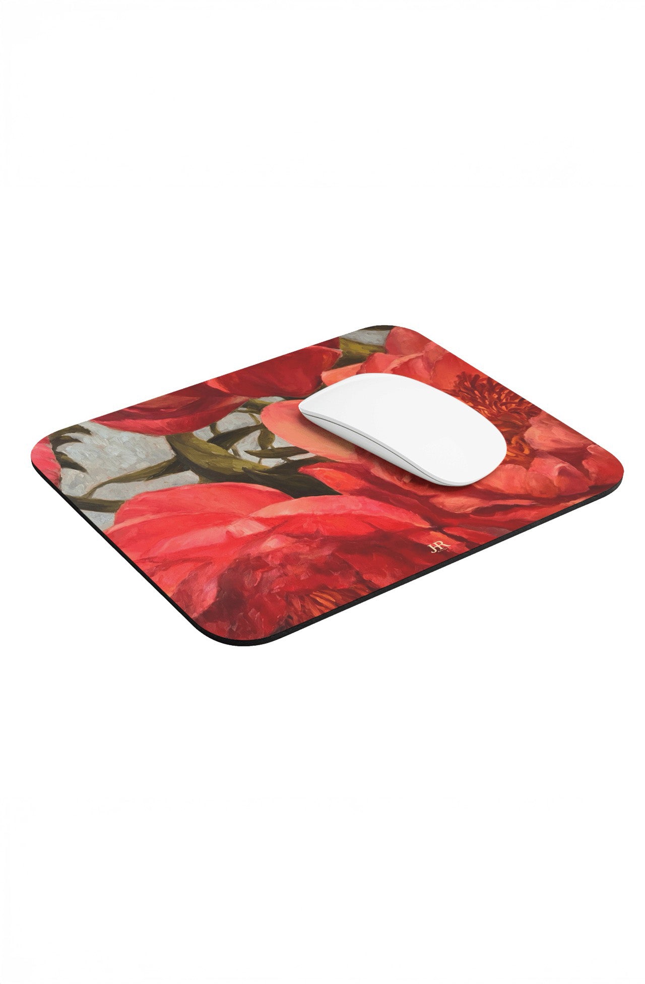 Red Peony Mouse Pad
